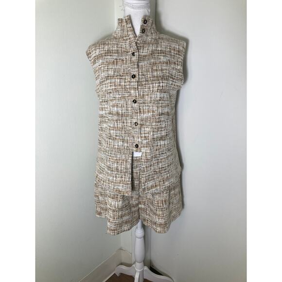 Buru Brown Tween Shorts and Top Set Sz S - Picture 1 of 3